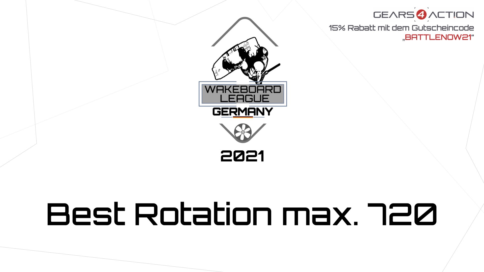 Wakeboard League Germany 2021 - #3 Best Rotation max. 720