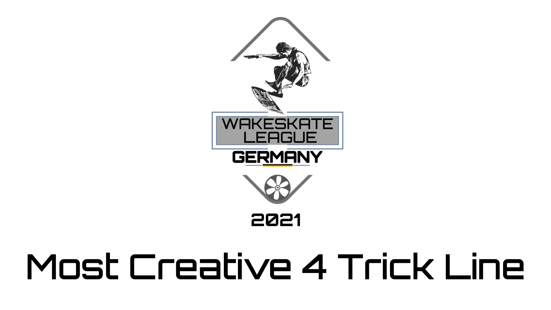 Wakeskate League Germany 2021 - #8 Most Creative 4 Trick Line